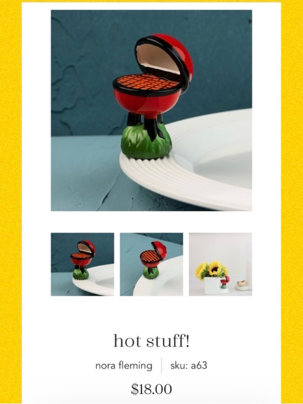 Nora Fleming - Hot Stuff! Mini - Picture 2 of 8